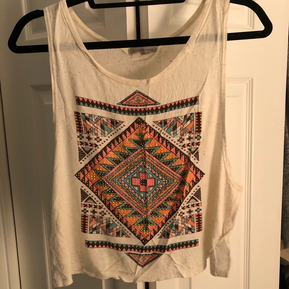 Sleeveless summer top